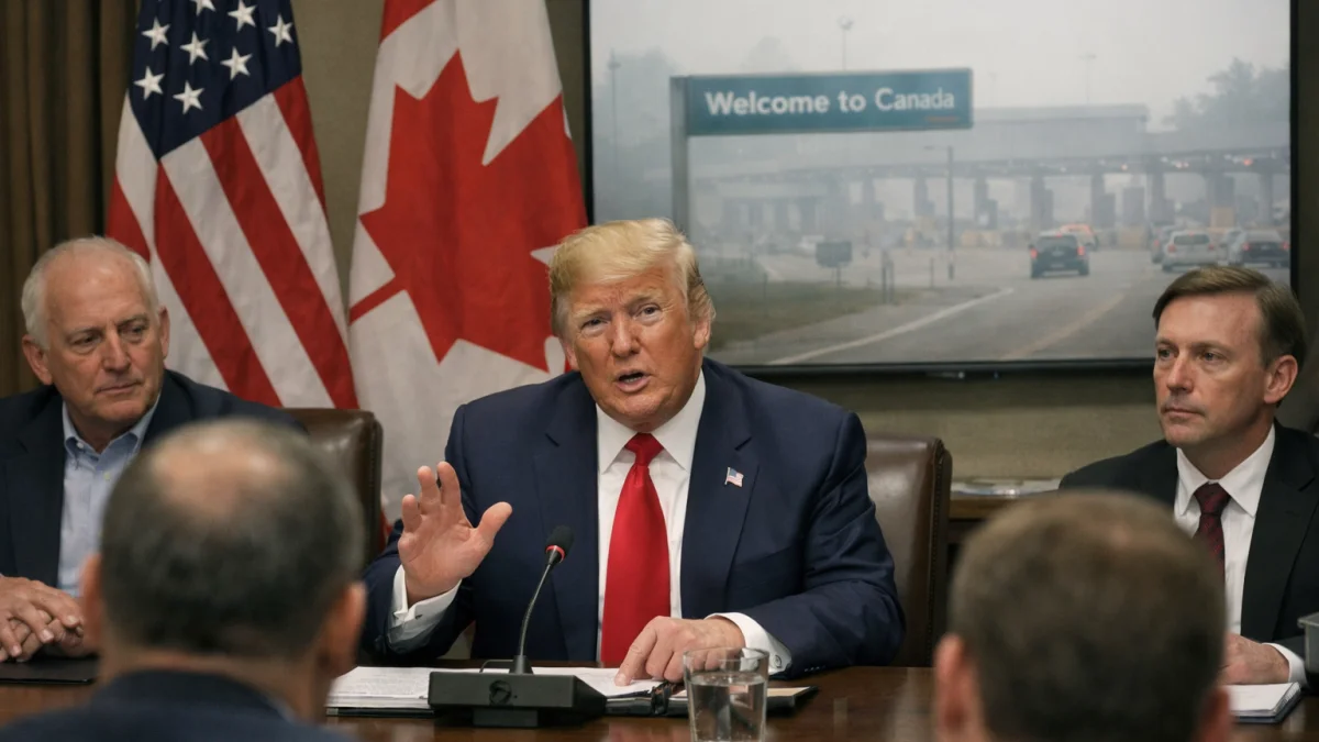 Trump Threatens Tariffs on Canada Over Cross-Border Wildfire Smoke
