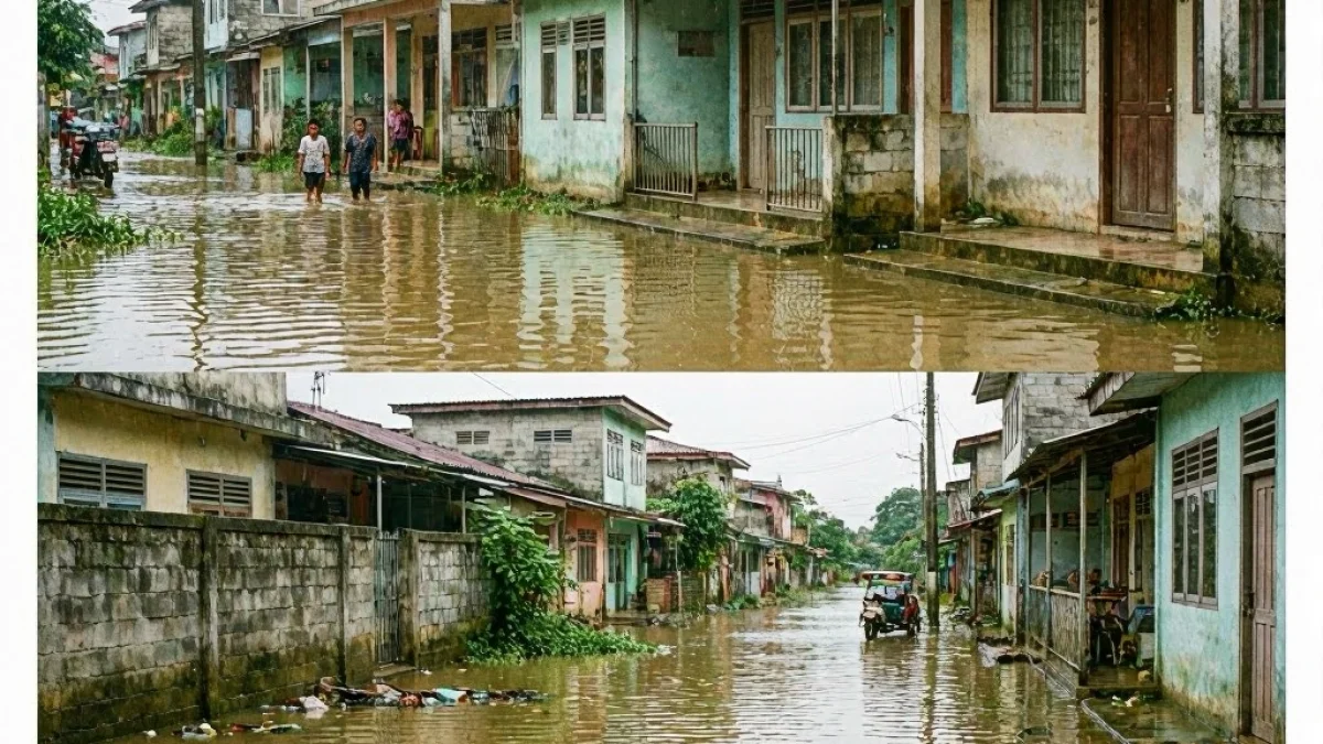 Heavy Rain and Floods Strike Parts of Luzon in Philippines