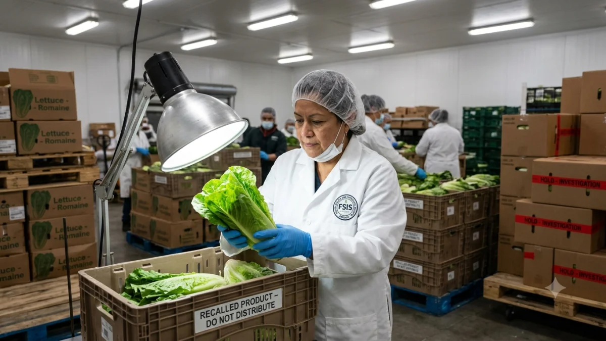 Parasite Contamination in US Lettuce Supply Chain Triggers Widespread Recall Analysis
