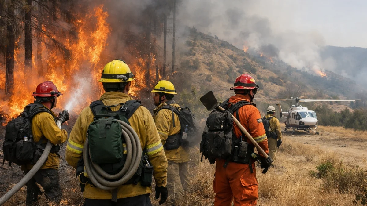 Wildfires Force Impossible Choices for Firefighters Across Multiple Regions