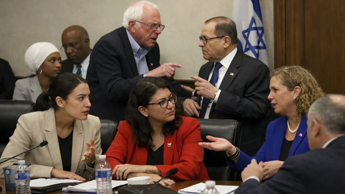 Democrats Show Internal Divisions Over Israel Policy Ahead of Midterms