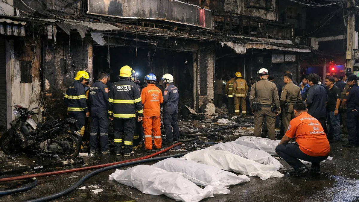 Bangkok Pub Fire Kills Multiple People in Overnight Blaze