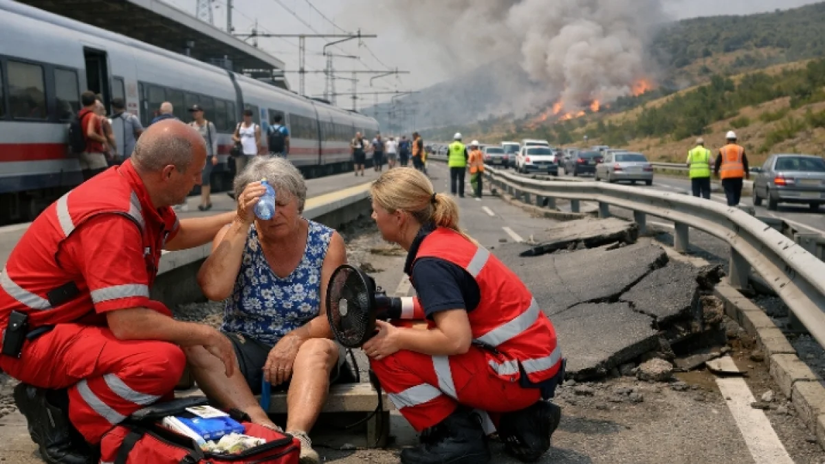 Record European Heat Wave Drives Excess Deaths and Infrastructure Strain