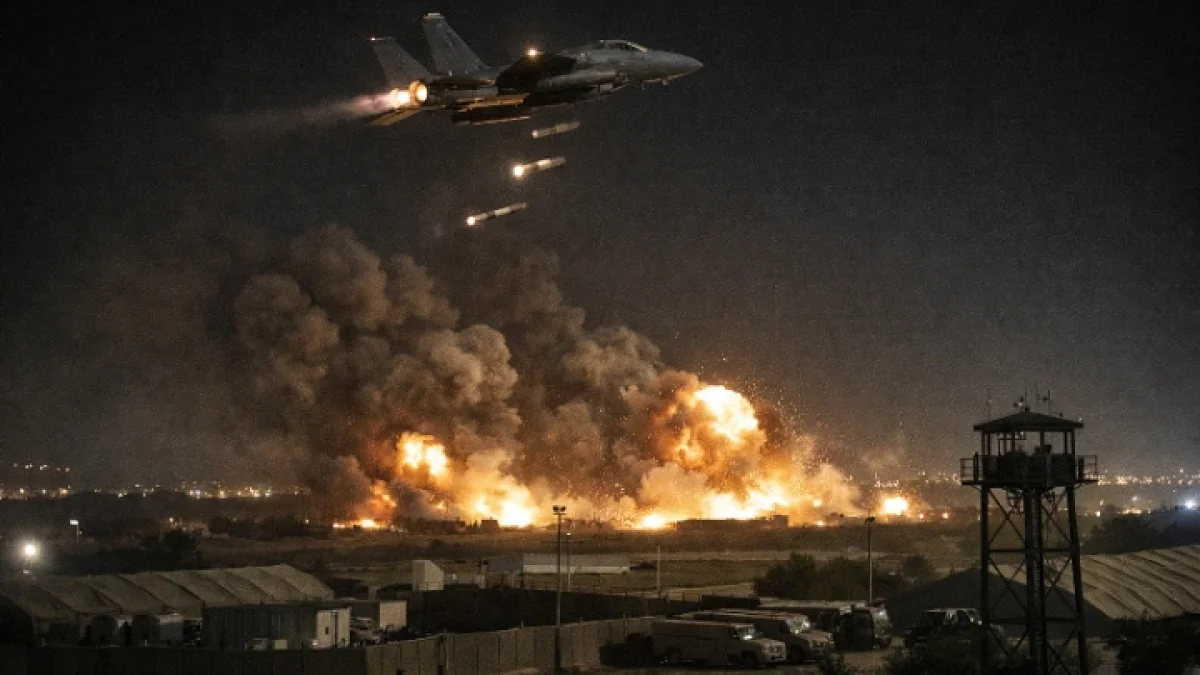US Launches Strikes on Iran After Attack Kills Two American Soldiers