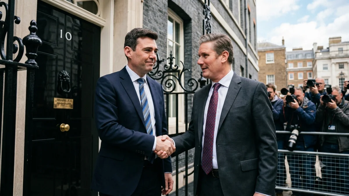Andy Burnham Succeeds Keir Starmer as UK Prime Minister