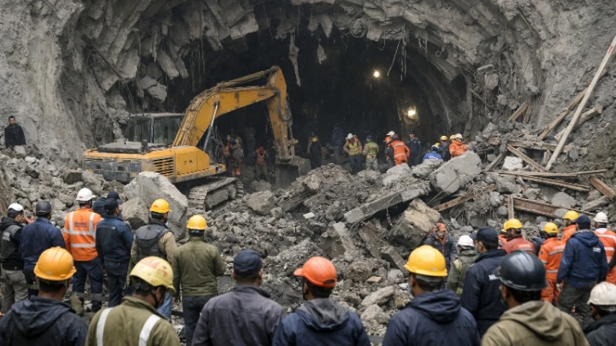 Seven Workers Killed in Under-Construction Tunnel Collapse in Sikkim