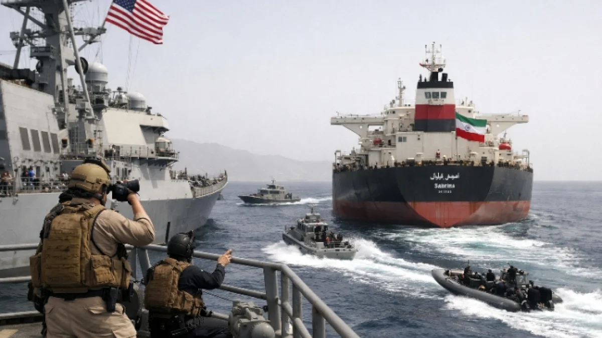 US Redirects Iranian Commercial Vessels During Hormuz Blockade
