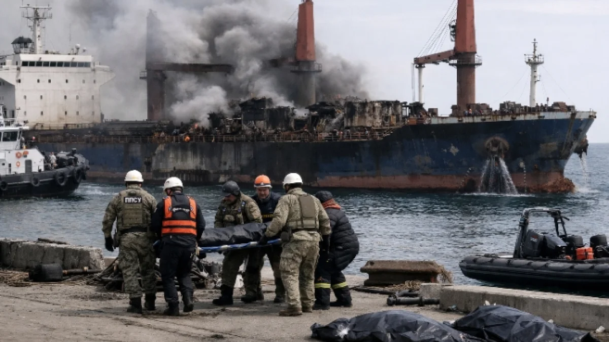 Russia Attacks Ukrainian Ship Killing Four Indian Crew Members