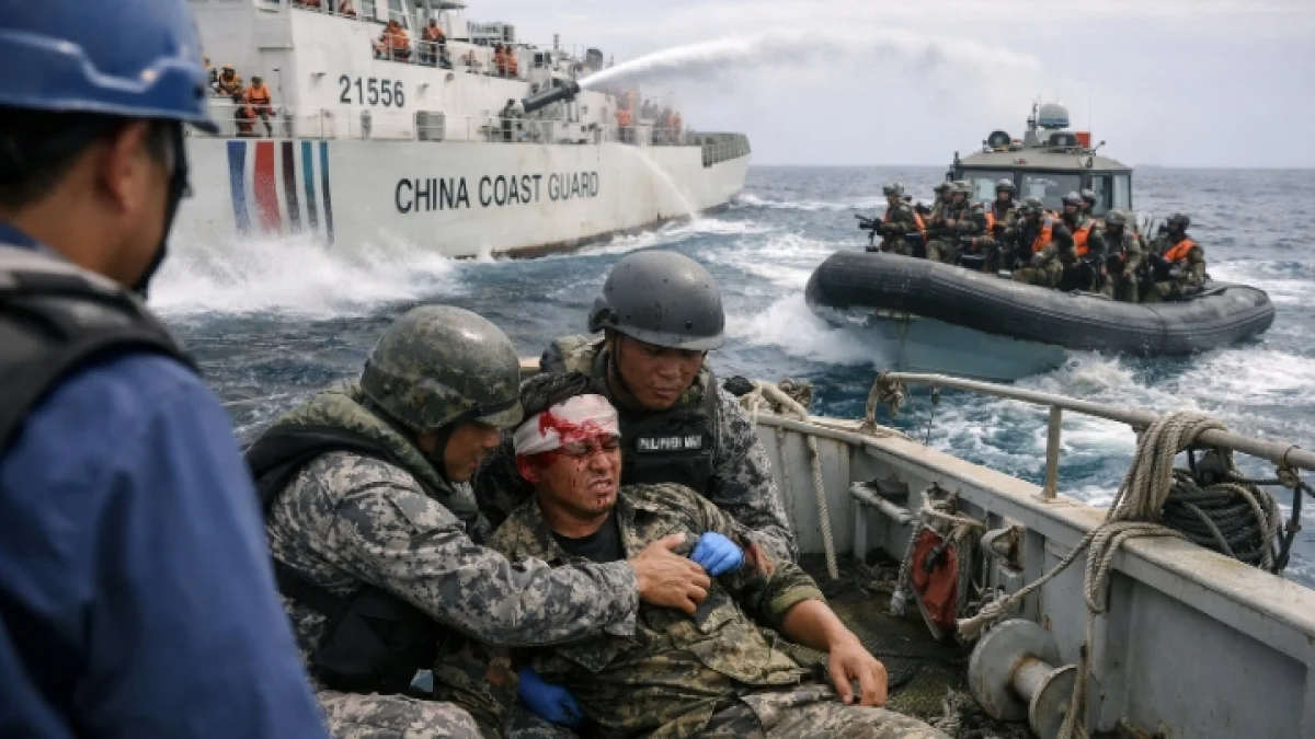 China-Philippines Clash Injures Sailor in South China Sea Dispute