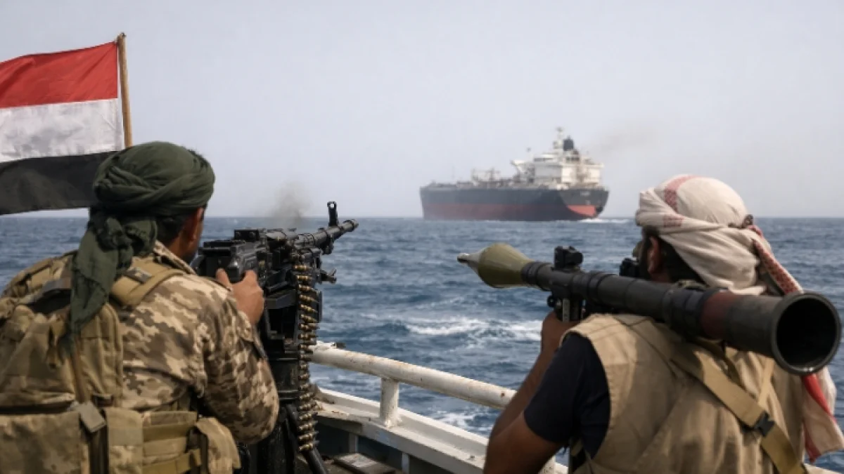 Houthi Forces Threaten Saudi Shipping Routes in Red Sea