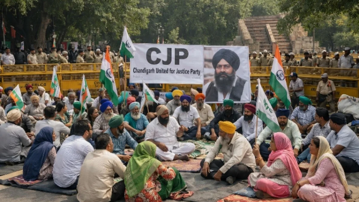 CJP Protesters Resume Sit-in at Delhi Jantar Mantar After Police Clearance