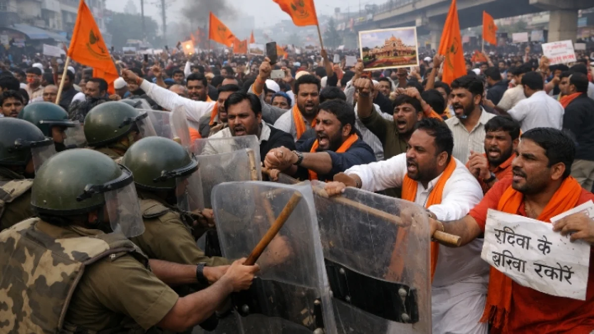 Protests Continue in India Over Ram Temple Offerings Theft Case