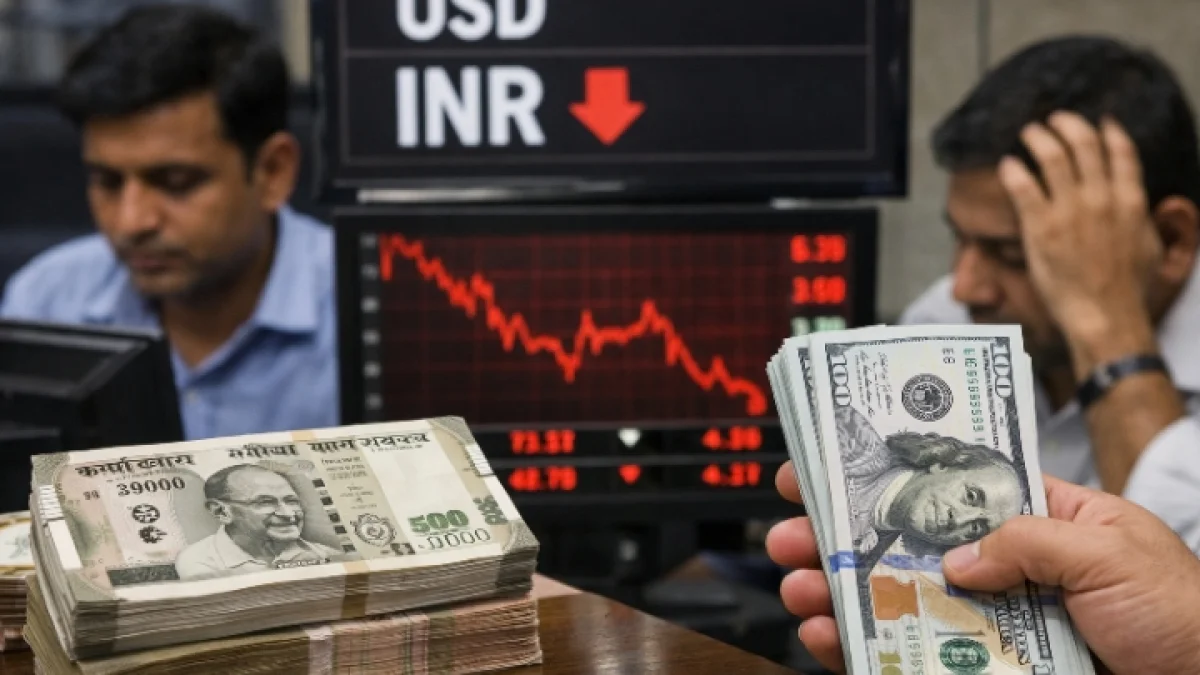 Rupee Falls Against Dollar as Global Tensions Impact Trade