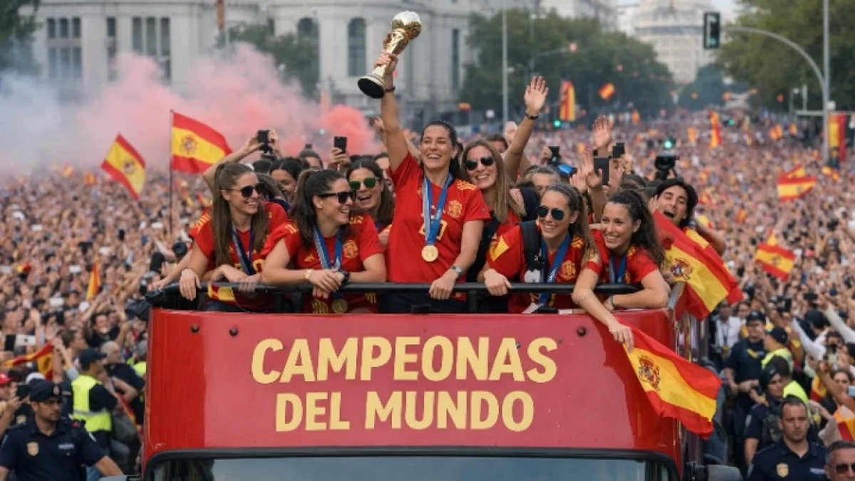 Spanish World Cup Team Receives Heroic Welcome in Madrid