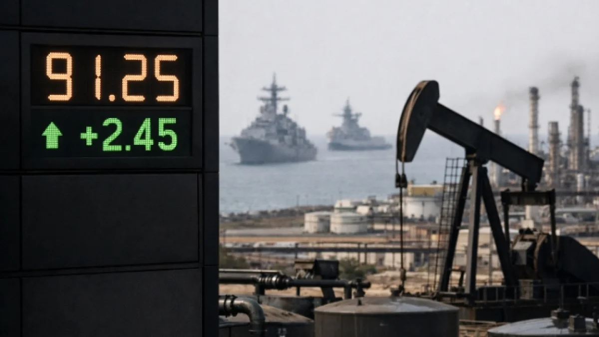 Oil Prices Surge Above 91 Dollars Amid US Iran Conflict