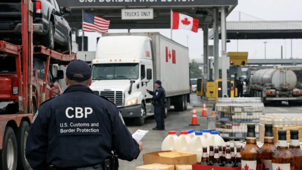 US Imposes New Tariffs on Canadian Autos Alcohol and Dairy