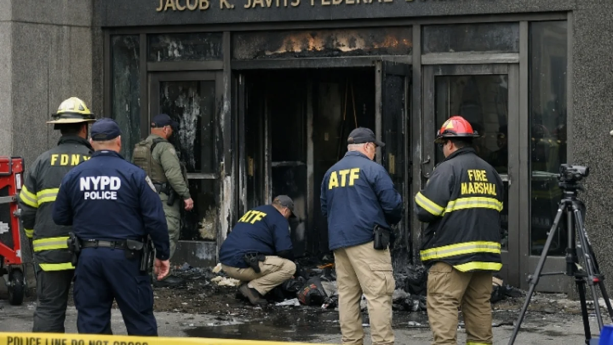 Ex Army Soldier Charged in Arson Attack on Manhattan Federal Building