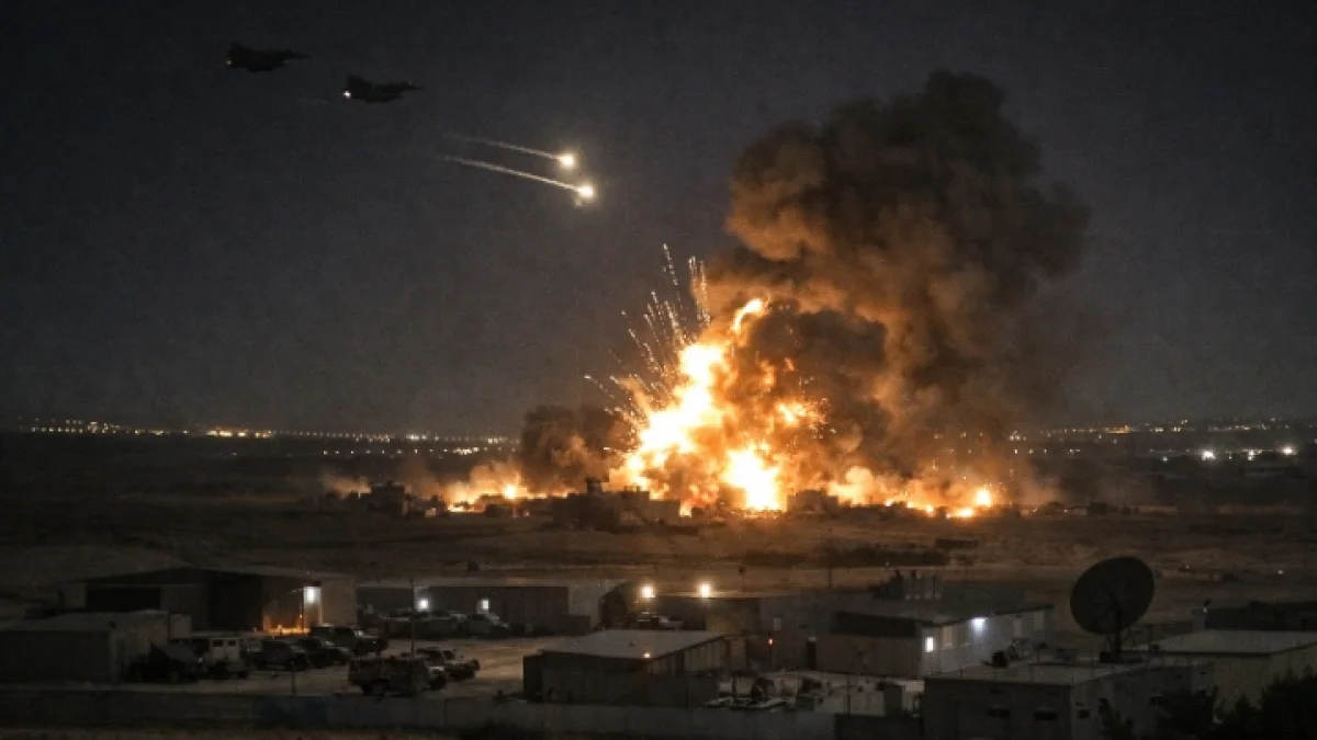 US Conducts 12th Night of Strikes on Iranian Military Targets