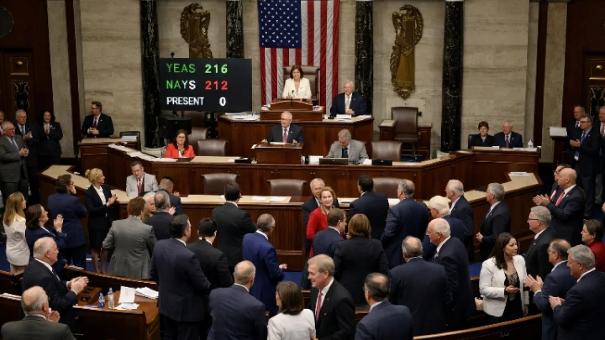 US House Passes Budget Framework for Major Spending Package