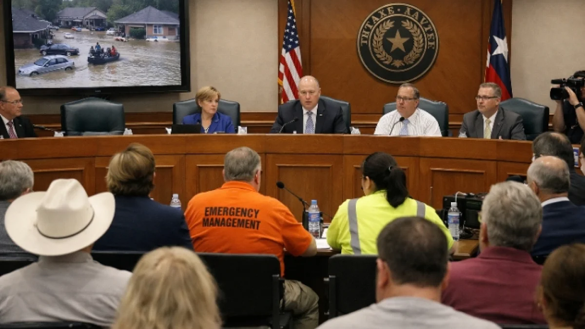 Texas Holds Hearing on Response to Deadly July Floods