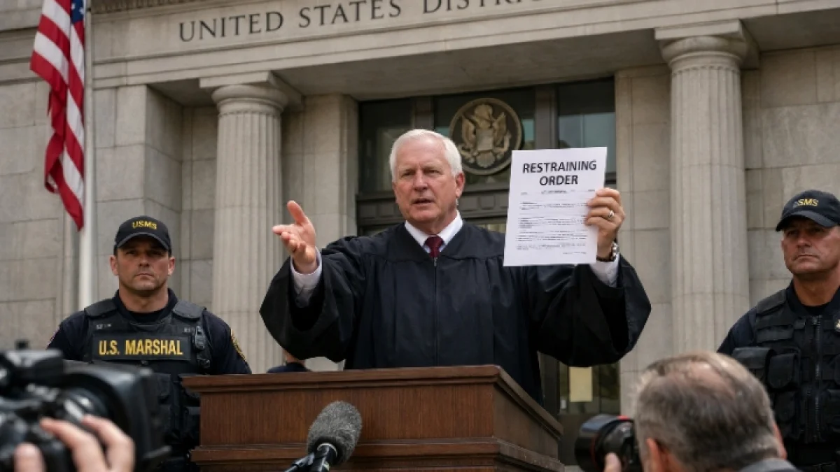 Federal Judge Issues Restraining Order in Major Media Merger Case