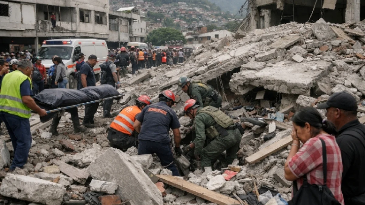 Venezuela Earthquake Death Toll Rises with National Mourning Declared
