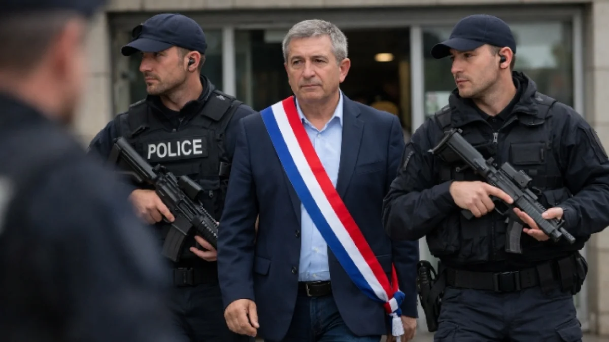 French Mayor Placed Under Protection Amid Drug Gang Threats