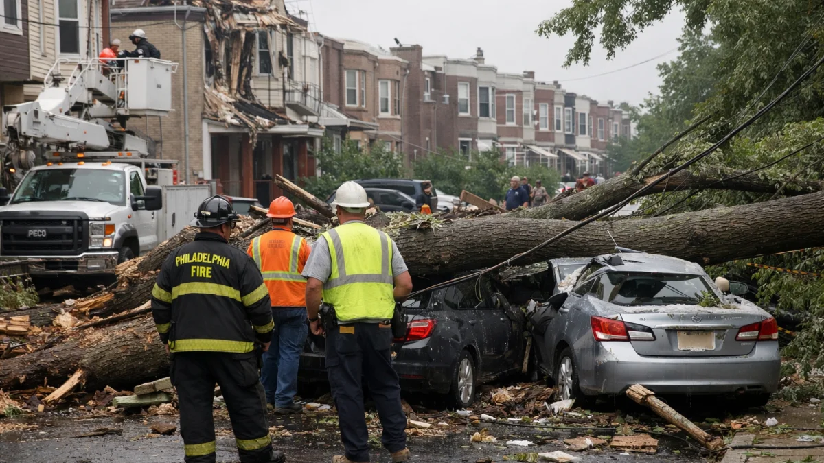 Philadelphia Declares Emergency After Microburst Storms Hit City