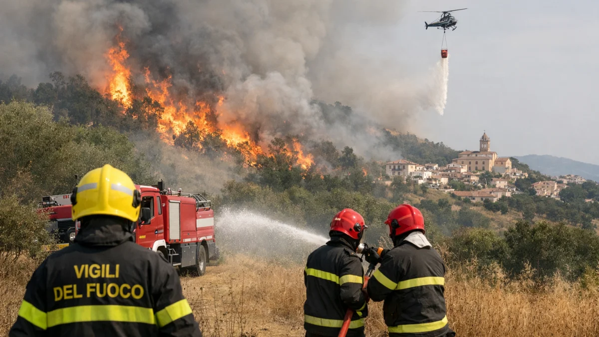 Heatwave Fuels Multiple European Wildfire Outbreaks