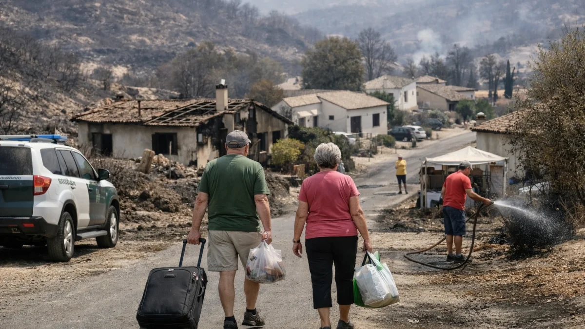 Evacuees Return Home After Spain Wildfire Containment