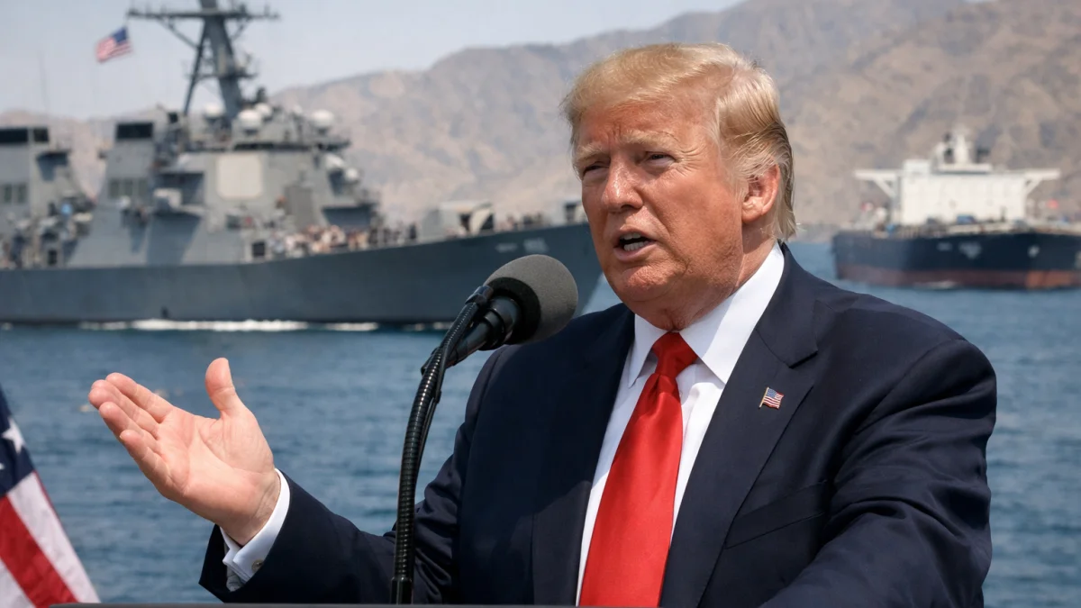 Trump Suggests US Should Be Reimbursed for Hormuz Security