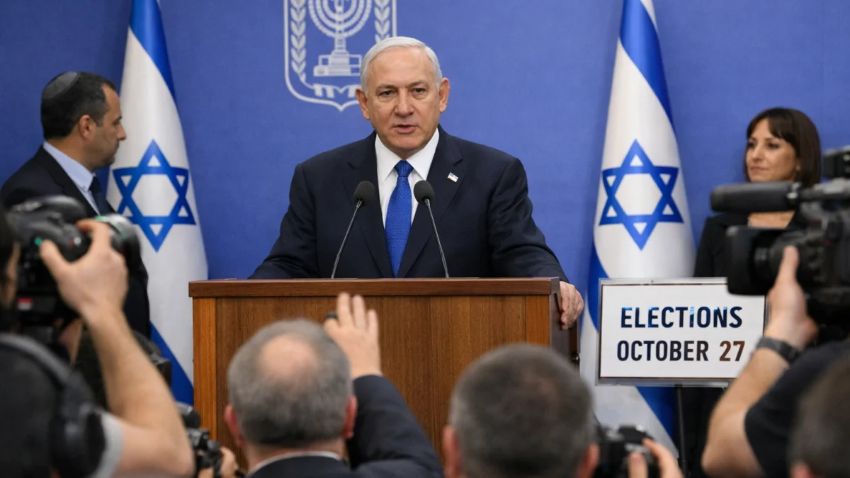 Israel Schedules Elections for October with Netanyahu Running