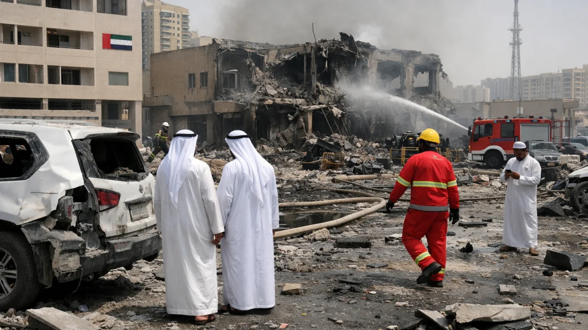 Gulf Neighbors Report Impacts from Iran Missile Strikes