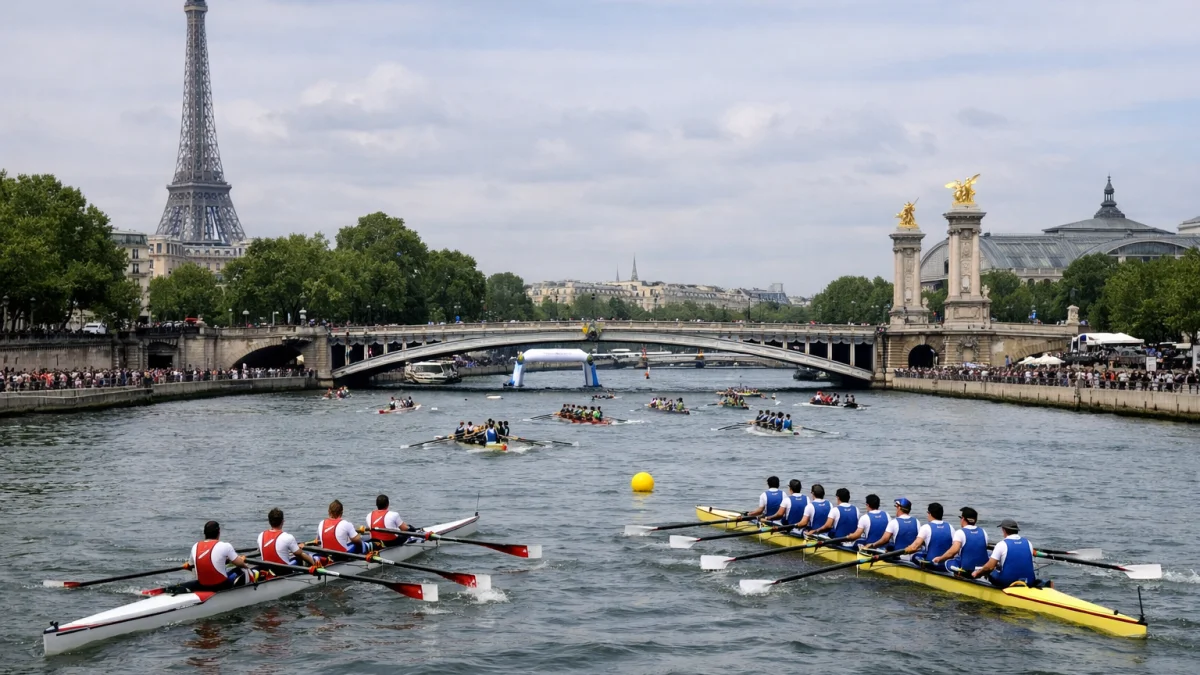 Paris Hosts First Seine River Race in Decades