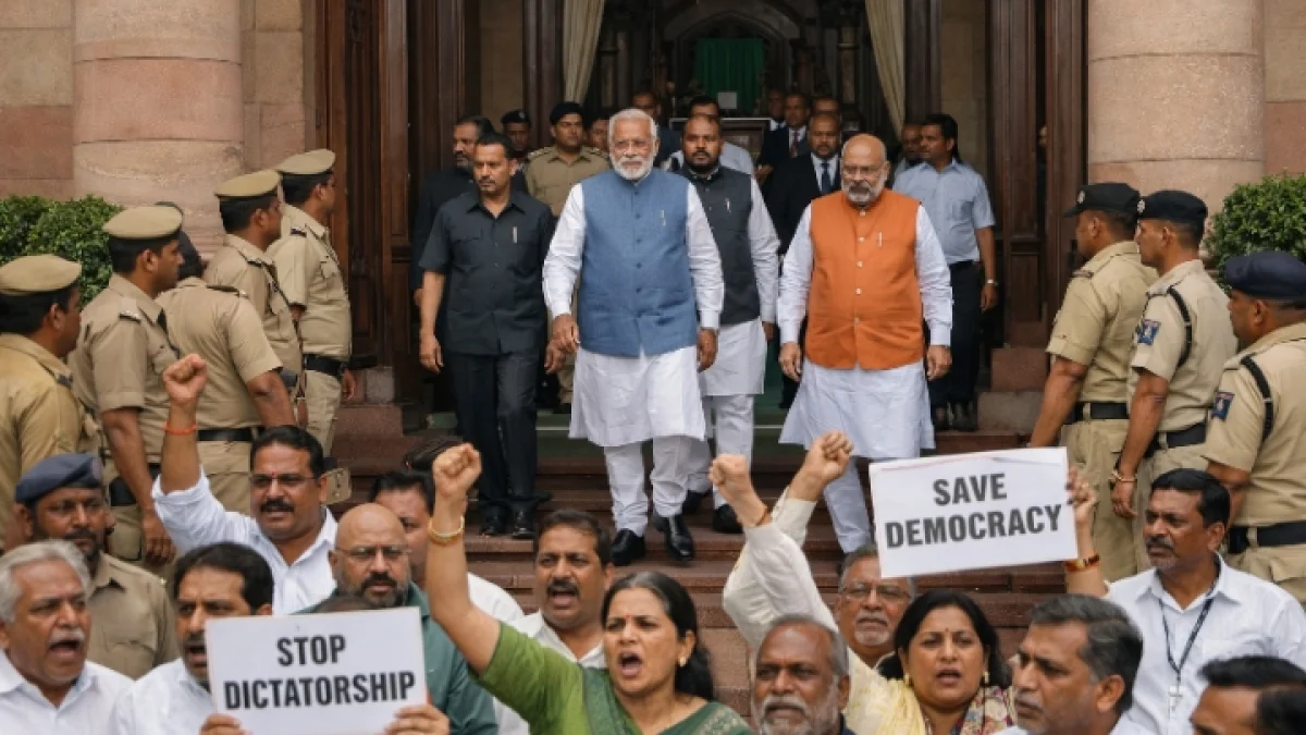 Indian Parliament Monsoon Session Opens Amid Opposition Protests Over Key Bills