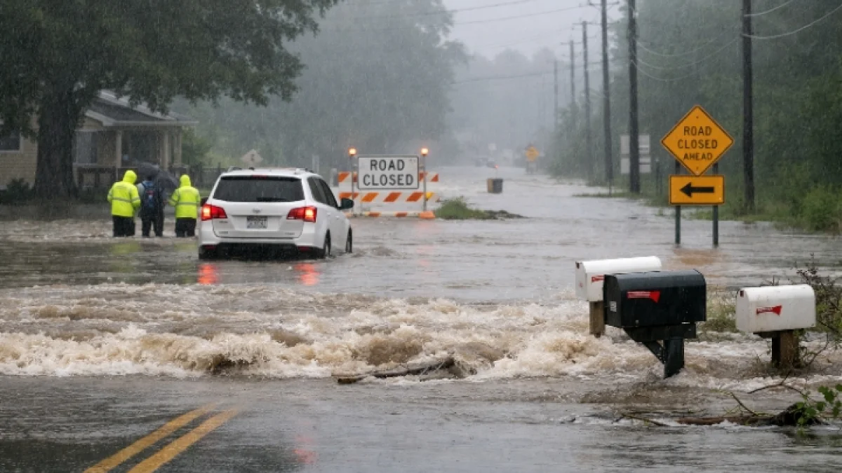 Severe Weather Threatens Southeastern United States With Heavy Rain and Flooding