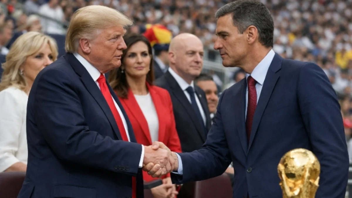 Trump and Spanish Prime Minister Meet at World Cup Final Amid Tensions