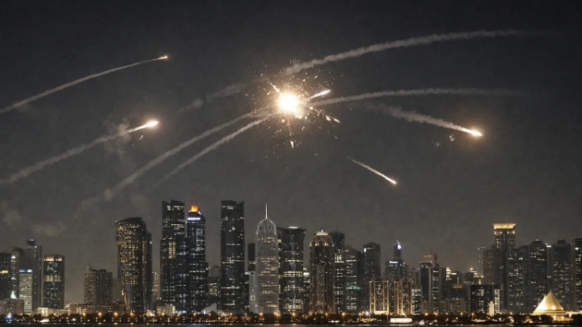 Qatar Air Defense Intercepts Iranian Missile Barrage Over Doha