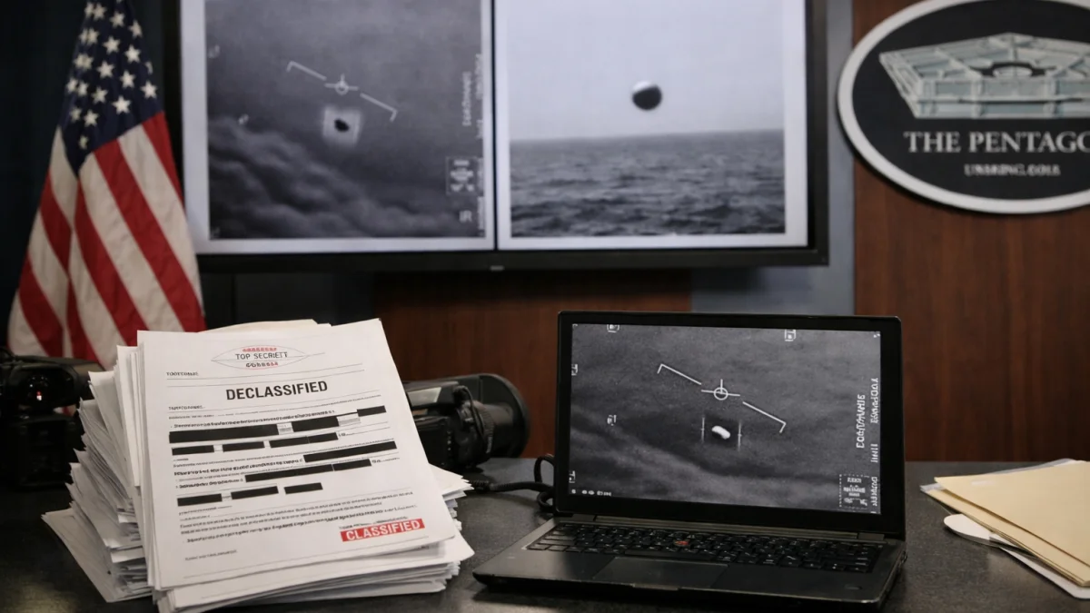 Pentagon Releases New Batch of Declassified UFO Files and Videos