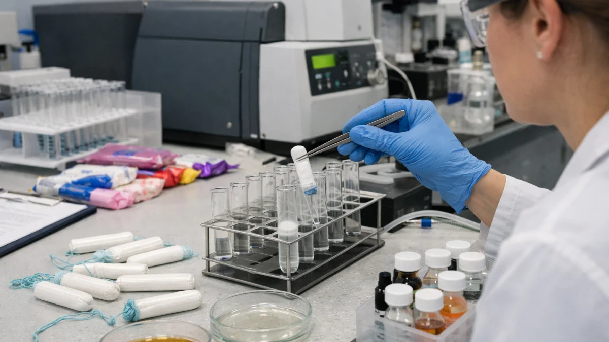 Studies Examine Toxic Metals in Common Tampon Products