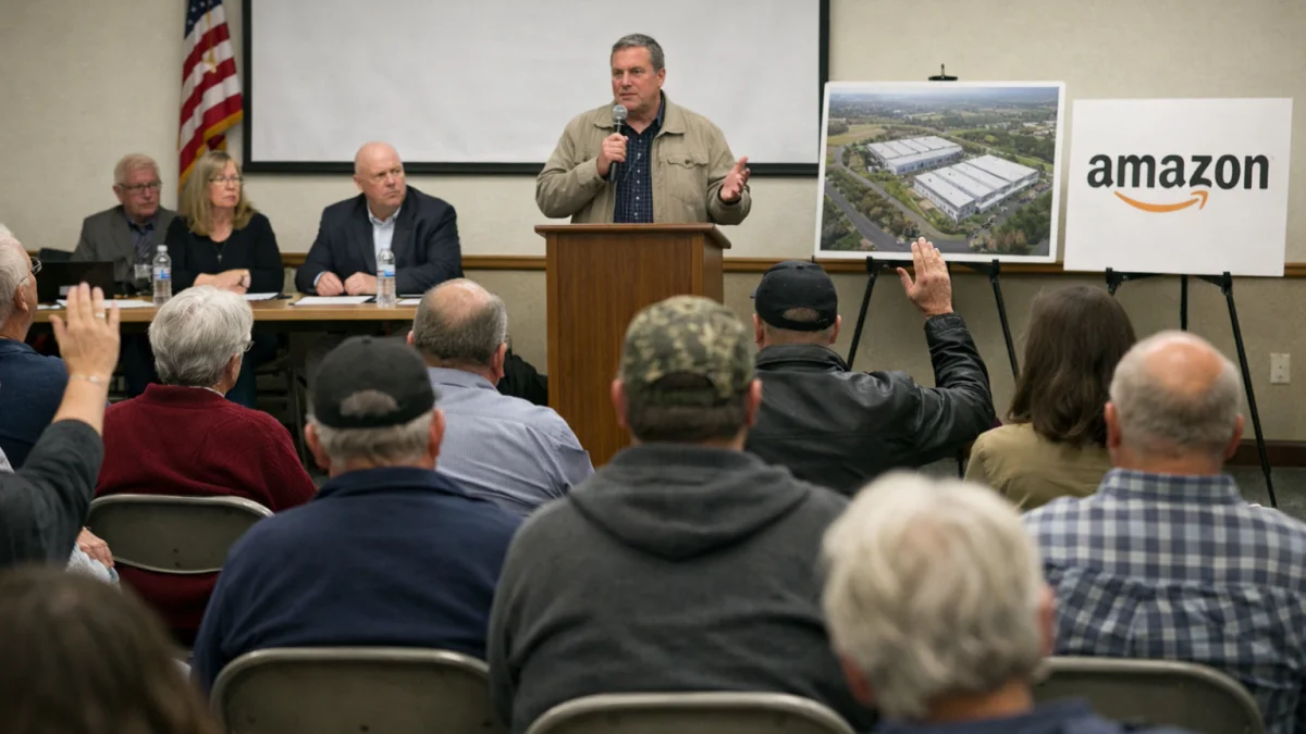 Residents Voice Concerns Over Amazon Data Center Plans