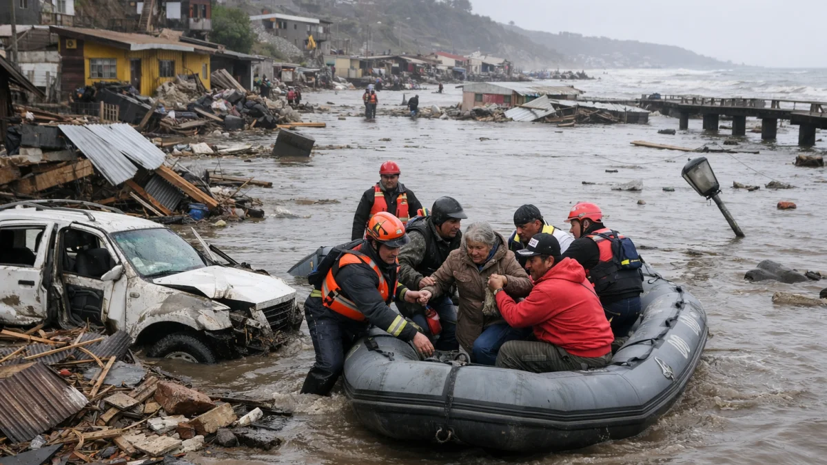 Floods Kill Several in Chile’s Coastal Areas After Heavy Rains