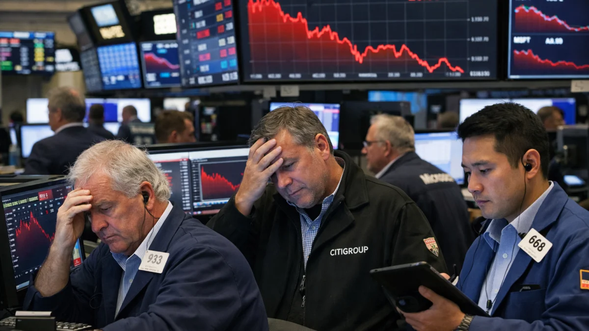 Stocks Decline on AI Spending and Tech Competition Anxieties
