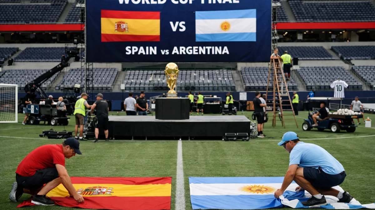 World Cup 2026 Final Preparations Intensify for Spain vs Argentina