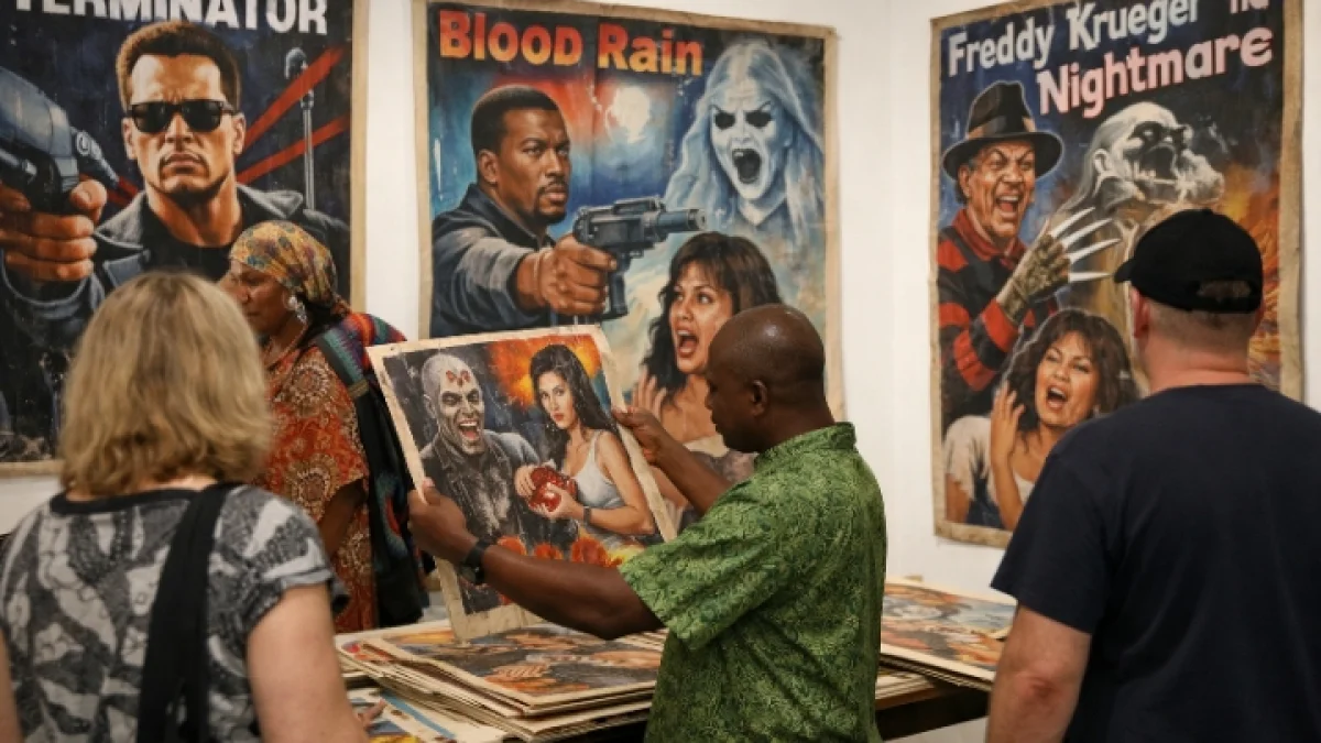 Ghana Film Posters Gain Recognition as Collectible Cultural Art