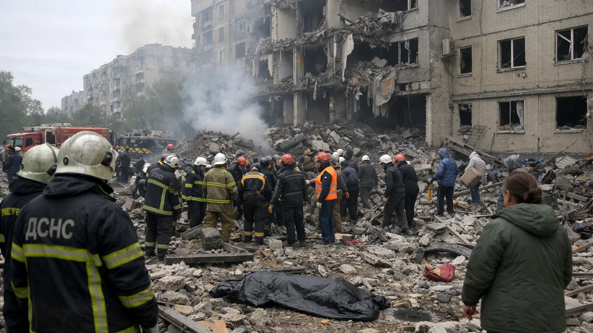 Russia Intensifies Missile and Drone Attacks on Ukrainian Cities
