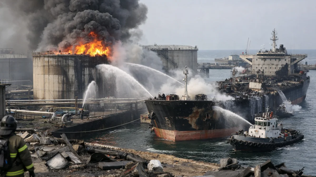 Ukrainian Drones Strike Russian Oil Facilities and Tankers