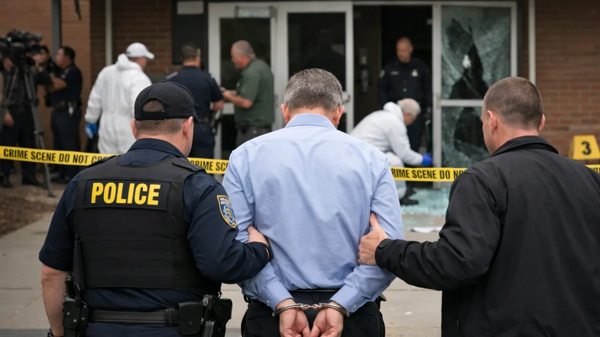 Assistant Principal Charged After School Break-In Shooting