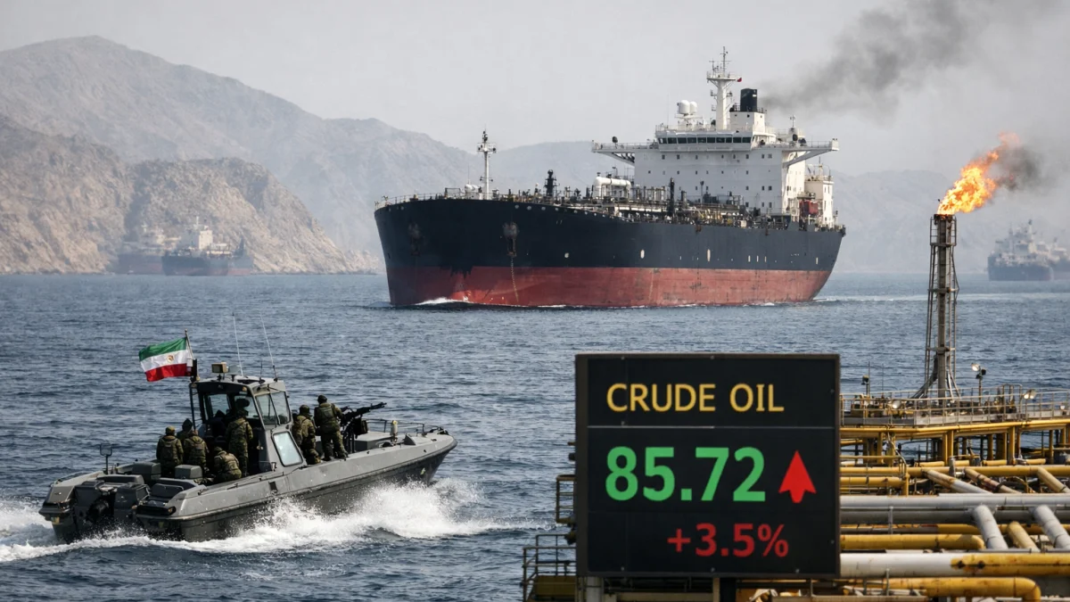 Oil Prices Spike as Hormuz Disruptions Raise Global Supply Fears
