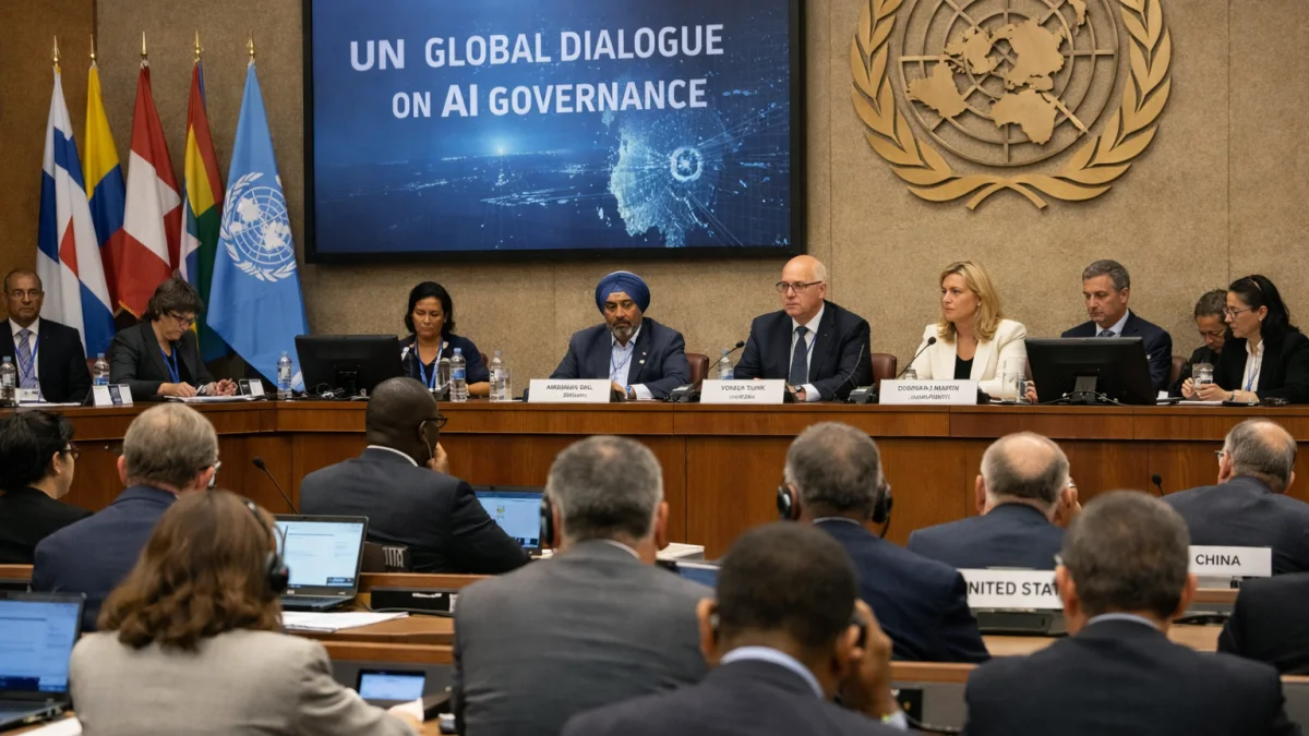 AI Governance Talks Begin at UN Global Dialogue in Geneva